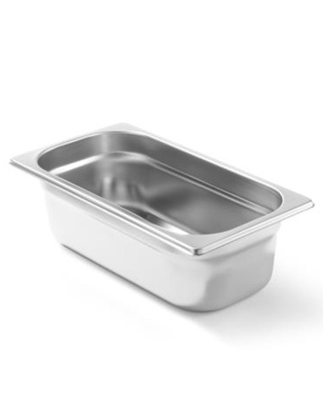 GN 1/3 nerūdijančio plieno konteineris Profi Line aukštis 100 mm - Hendi 801529