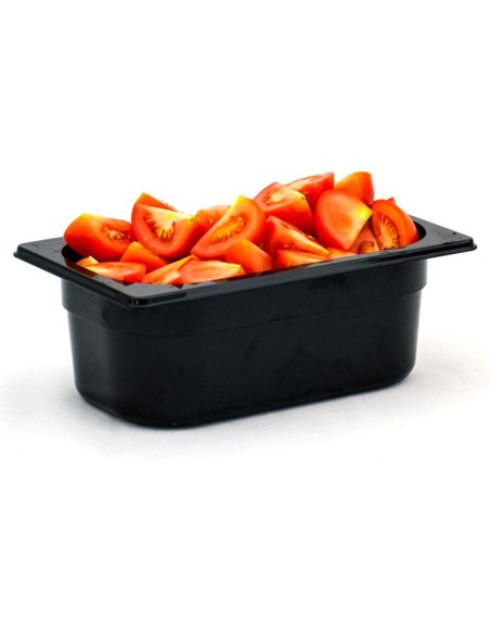 Juodo polikarbonato konteineris GN 1/4 h 65 mm - Hendi 862636