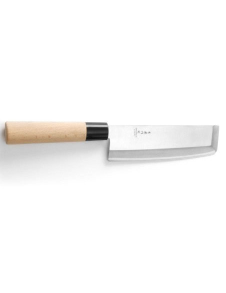 Japoniškas peilis NAKIRI su medine rankena 180 mm - Hendi 845028 Japoniškas peilis NAKIRI su medine rankena 180 mm - Hendi 845028