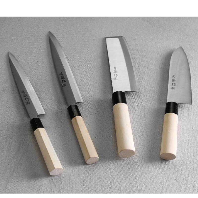 Japoniškas peilis NAKIRI su medine rankena 180 mm - Hendi 845028