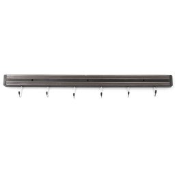 Magnetinė juostelė peiliams su kabliukais, ilgis 600 mm - Hendi 820407