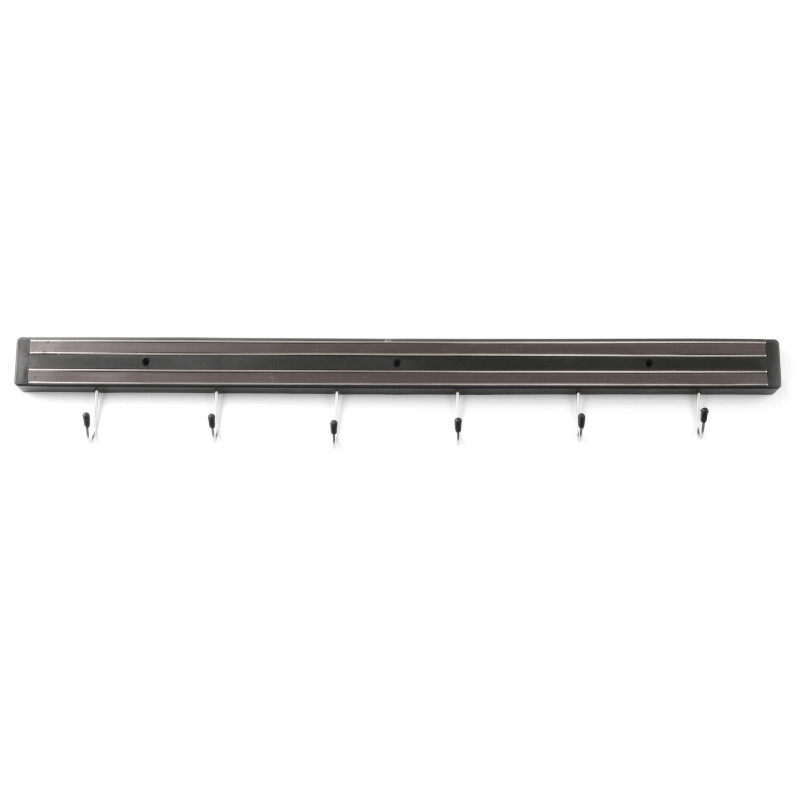 Magnetinė juostelė peiliams su kabliukais, ilgis 600 mm - Hendi 820407