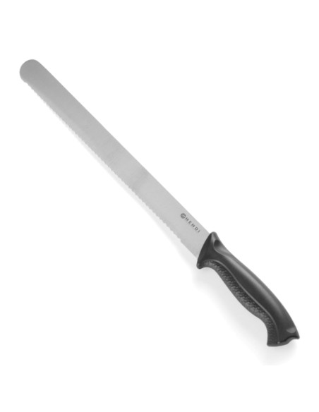 Profesionalus peilis duonos tešlai juodas HACCP 300 mm - Hendi 843109 Profesionalus peilis duonos tešlai juodas HACCP 300 mm - Hendi 843109