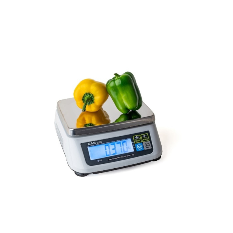 CAS virtuvinės svarstyklės su legalizavimu 30kg / 10g - CAS 580424