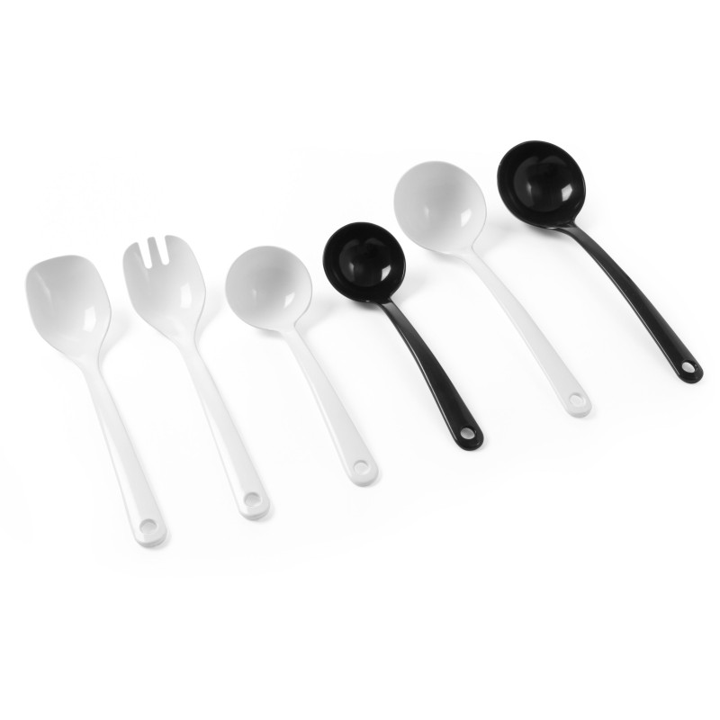 Melamino salotų šakutė balta - Hendi 564004