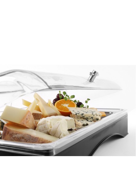 Padėklas su aušinimo įdėklu GN1/1 ir RollTop dangčiu - Hendi 424186