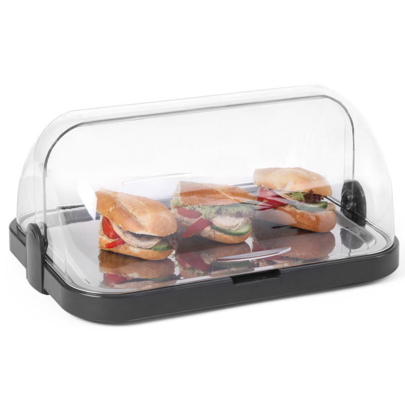Vitrina maisto vitrinai, aušinama su įdėklais 44x32x20,5 cm - Hendi 871805