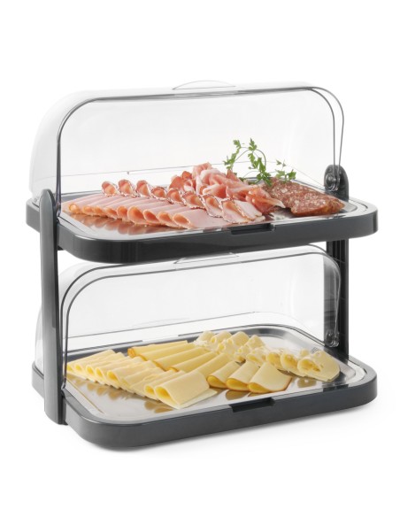 Kasetėmis aušinamas maisto vitrinos dėklas 44x32x44cm - Hendi 871812 Kasetėmis aušinamas maisto vitrinos dėklas 44x32x44cm - Hendi 871812