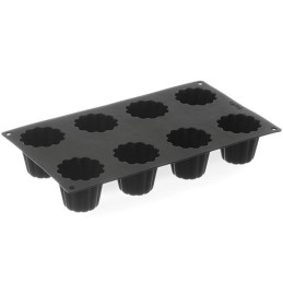 Nelipnios silikoninės formos kepimui iki 260C CANNELE BORDELAIS 176x300mm GN1/3 - Hendi 677506