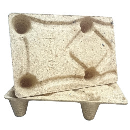 1/4 EURO padėklas presuotas iš medžio drožlių plokštės 60x40x12cm