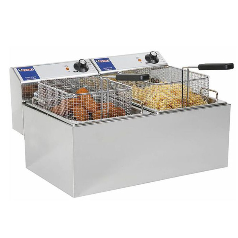 Mastercook 7kW 230V 2 x 8L gastronominė gruzdintuvė - Hendi 207307