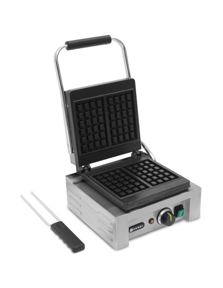 Profesionali vaflinė 2 stačiakampiams 1,5 kW vafliams - Hendi 212103