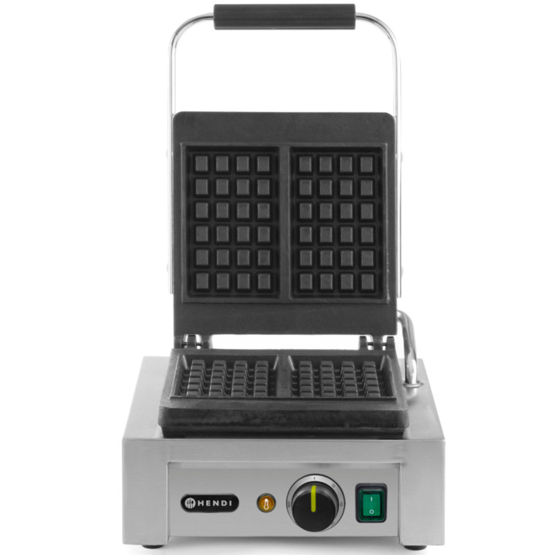 Profesionali vaflinė 2 stačiakampiams 1,5 kW vafliams - Hendi 212103