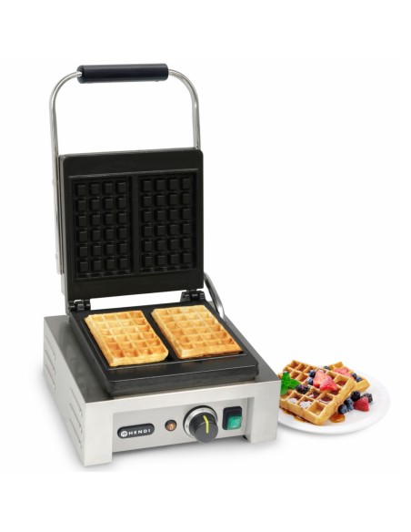 Profesionali vaflinė 2 stačiakampiams 1,5 kW vafliams - Hendi 212103
