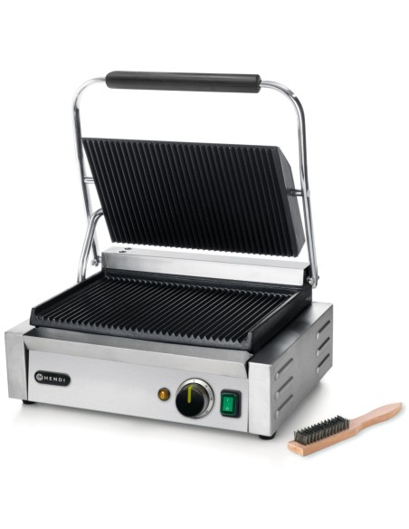 Kontaktinės grotelės PANINI grioveliai 2200W - Hendi 263655 Kontaktinės grotelės PANINI grioveliai 2200W - Hendi 263655