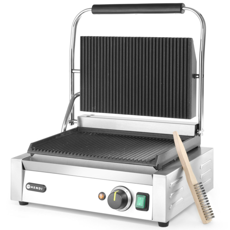 Kontaktinės grotelės PANINI grioveliai 2200W - Hendi 263655