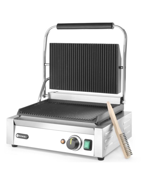 Kontaktinės grotelės PANINI grioveliai 2200W - Hendi 263655 Kontaktinės grotelės PANINI grioveliai 2200W - Hendi 263655
