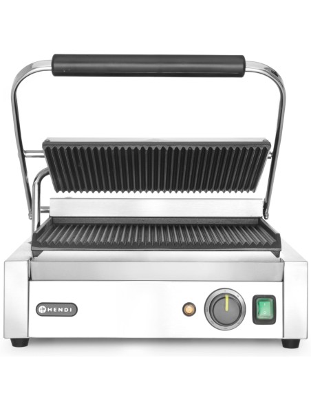 Kontaktinės grotelės PANINI grioveliai 2200W - Hendi 263655 Kontaktinės grotelės PANINI grioveliai 2200W - Hendi 263655