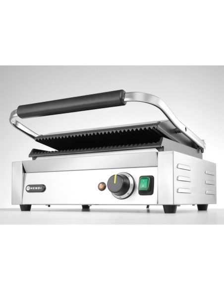 Kontaktinės grotelės PANINI grioveliai 2200W - Hendi 263655 Kontaktinės grotelės PANINI grioveliai 2200W - Hendi 263655