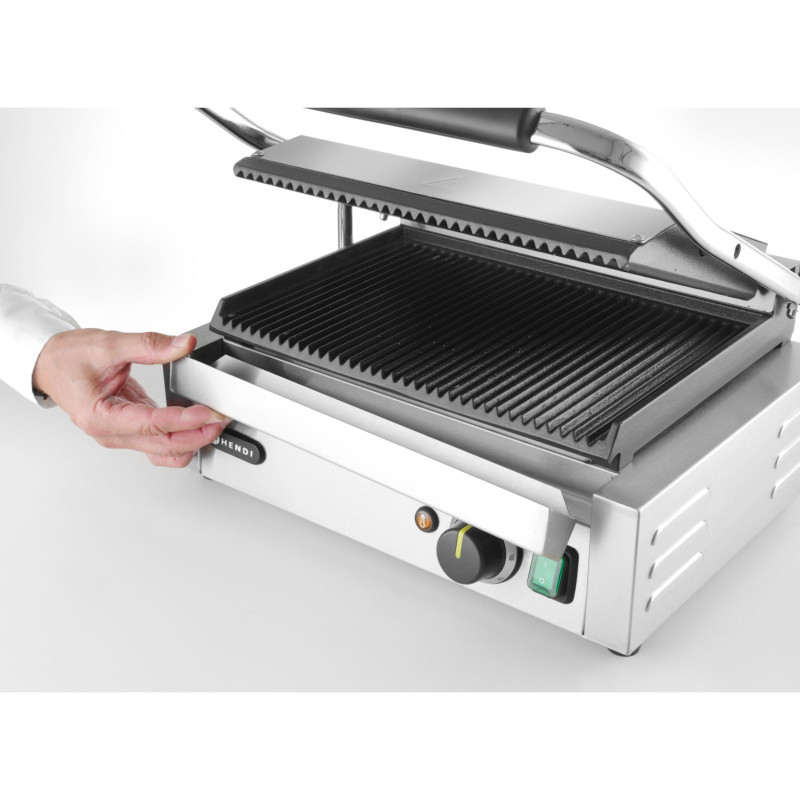 Kontaktinės grotelės PANINI grioveliai 2200W - Hendi 263655