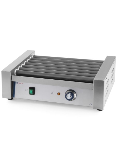 Ritininis grotelių ritininis šildytuvas dešroms 7 ritinėliai 740W - Hendi 268506 Ritininis grotelių ritininis šildytuvas dešroms 7 ritinėliai 740W - Hendi 268506