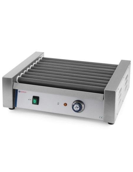 Ritininis grotelių ritininis šildytuvas dešroms 9 ritinėliai 940W - Hendi 268605 Ritininis grotelių ritininis šildytuvas dešroms 9 ritinėliai 940W - Hendi 268605