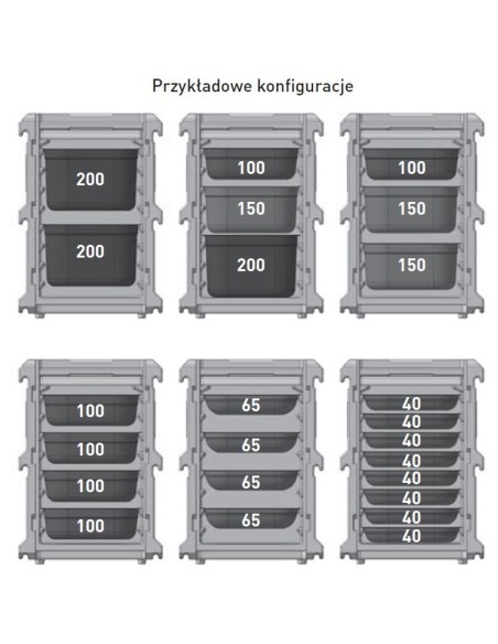 Izoliuotas konteineris termosas maitinimo EEP 8 x padėklai arba konteineriai GN1/1 100L - Hendi 707999 Izoliuotas konteineris termosas maitinimo EEP 8 x padėklai arba konteineriai GN1/1 100L - Hendi 707999