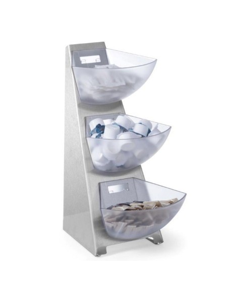 Bufeto stalas cukraus grietinėlei, skirtas kavos plienui, 3 x 1L - Hendi 428245