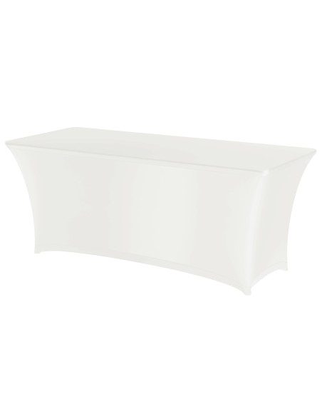 Stačiakampė staltiesė be lyginimo 183x760cm Džersio audinys baltas - Hendi 814420