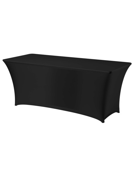 Stačiakampė staltiesė be lyginimo 183x760cm Džersio audinys juodas - Hendi 814437