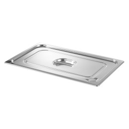 Dangtis Profi Line GN konteineriui su silikonine tarpine GN2/3 354x325mm nerūdijantis plienas - Hendi 802618