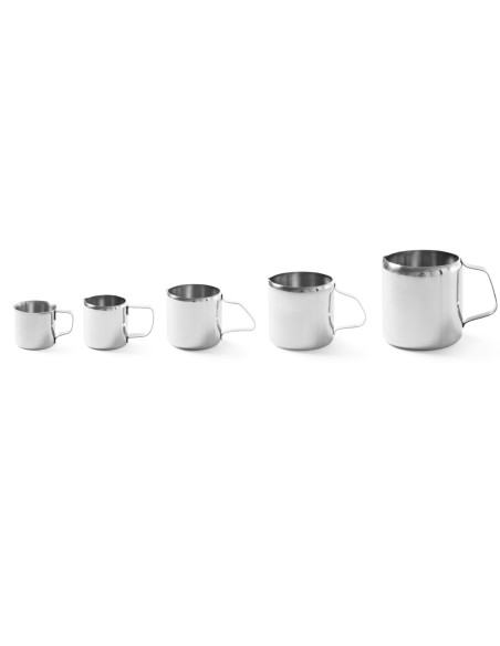 Nerūdijančio plieno ąsotis pieno kremui kavai 150ml - Hendi 450406 Nerūdijančio plieno ąsotis pieno kremui kavai 150ml - Hendi 450406
