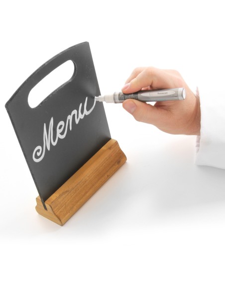 Reklaminio stalo lentelė stalui 150x230mm rinkinys 2 - Hendi 664056