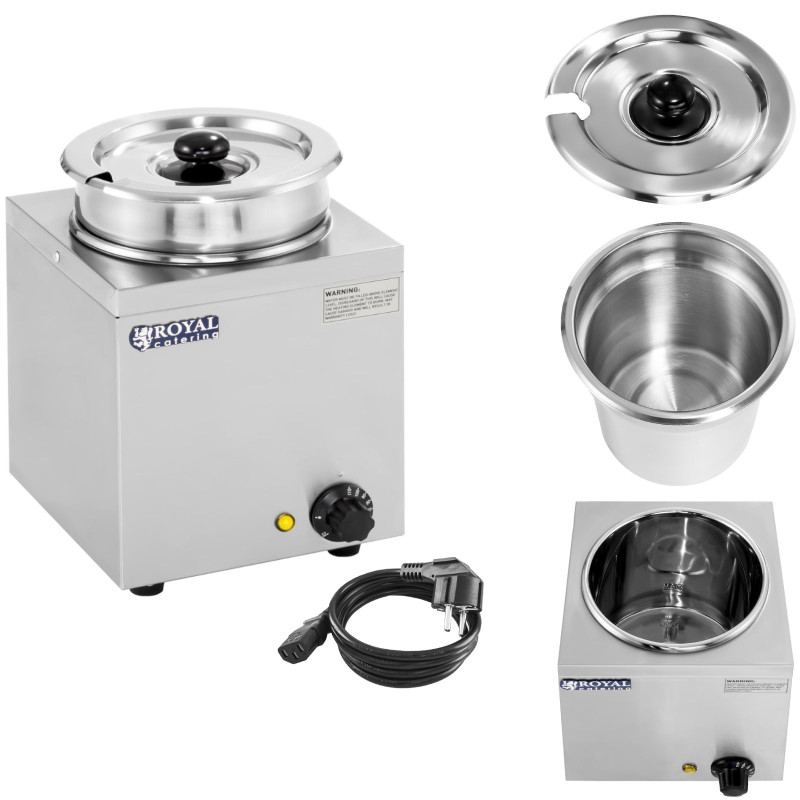 Bain marie elektrinis sriubos šildytuvas 150W 230V 3.8L