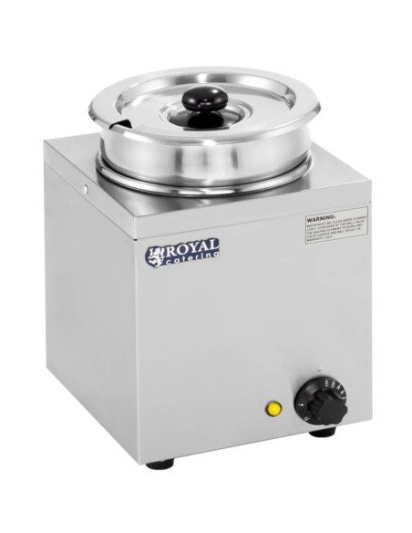 Bain marie elektrinis sriubos šildytuvas 150W 230V 3.8L Bain marie elektrinis sriubos šildytuvas 150W 230V 3.8L