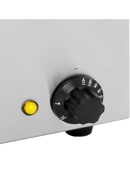Bain-marie elektrinis sriubos šildytuvas 300W 230V 2 x 3,8L Bain-marie elektrinis sriubos šildytuvas 300W 230V 2 x 3,8L