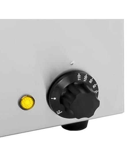 Bain-marie elektrinis sriubos šildytuvas 450W 230V 3 x 3,8L Bain-marie elektrinis sriubos šildytuvas 450W 230V 3 x 3,8L