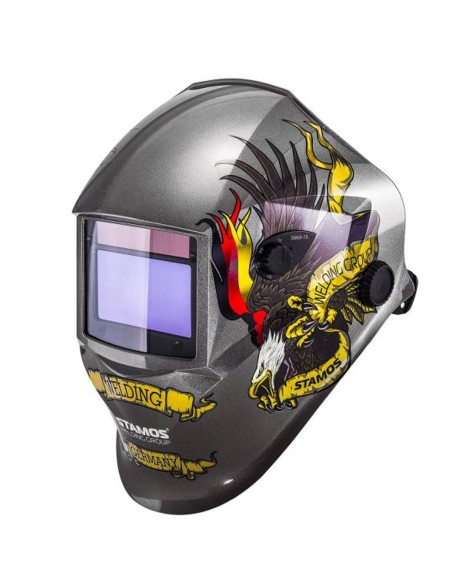 Automatiškai tamsėjanti suvirinimo šalmo kaukė su grind EAGLE EYE funkcija Automatiškai tamsėjanti suvirinimo šalmo kaukė su grind EAGLE EYE funkcija