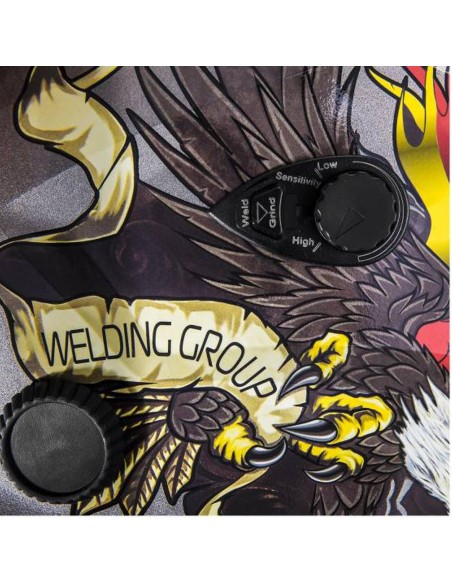 Automatiškai tamsėjanti suvirinimo šalmo kaukė su grind EAGLE EYE funkcija Automatiškai tamsėjanti suvirinimo šalmo kaukė su grind EAGLE EYE funkcija