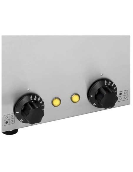 Bain marie elektrinis sriubos šildytuvas 600W 230V 4 x 3,8L Bain marie elektrinis sriubos šildytuvas 600W 230V 4 x 3,8L