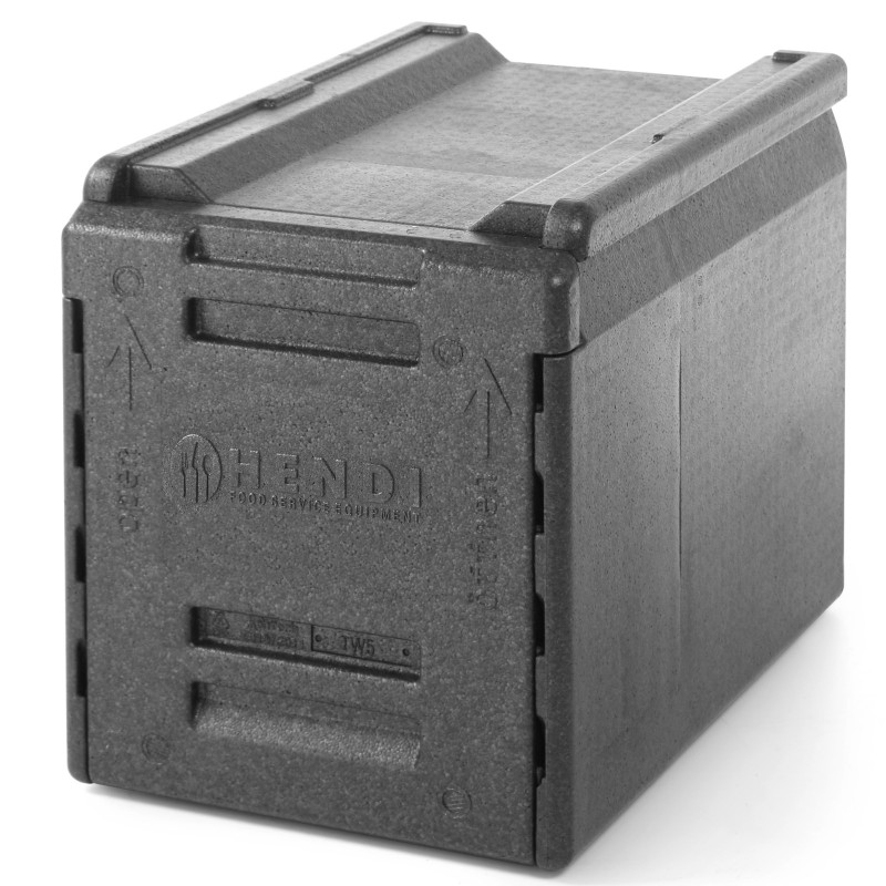 Izoliuotas termoso konteineris maitinimo termosas maistui vežti PP GN1/1 66L