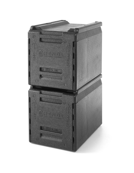 Izoliuotas termoso konteineris maitinimo termosas maistui vežti PP GN1/1 66L