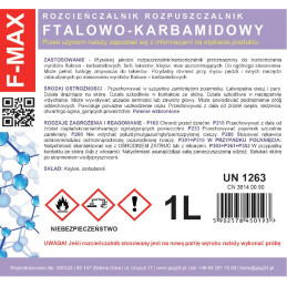 Ftalio karbamido skiediklis dažams ir lakams F-MAX 1L