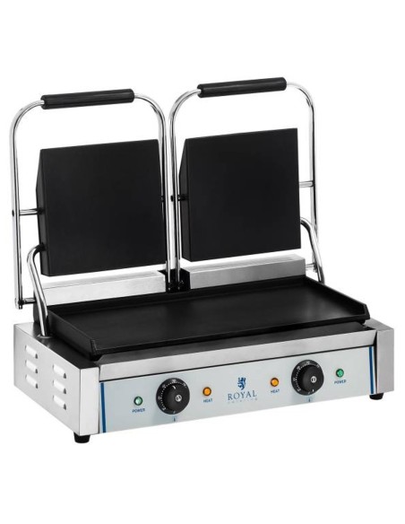 Dvipusis kontaktinis grilis dvigubai lygus 3600W 230V Royal Catering Dvipusis kontaktinis grilis dvigubai lygus 3600W 230V Royal Catering