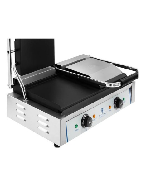 Dvipusis kontaktinis grilis dvigubai lygus 3600W 230V Royal Catering Dvipusis kontaktinis grilis dvigubai lygus 3600W 230V Royal Catering