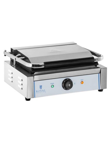 Dvipusis sklandaus kontakto grilis PANINI 2200W 230V Royal Catering Dvipusis sklandaus kontakto grilis PANINI 2200W 230V Royal Catering