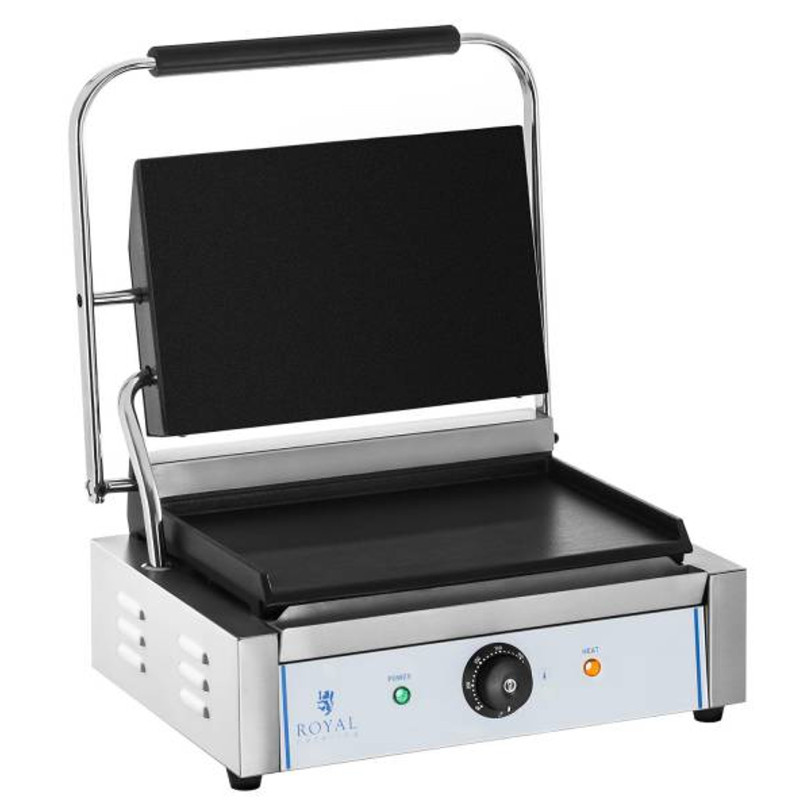 Dvipusis sklandaus kontakto grilis PANINI 2200W 230V Royal Catering