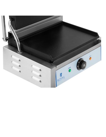 Dvipusis sklandaus kontakto grilis PANINI 2200W 230V Royal Catering Dvipusis sklandaus kontakto grilis PANINI 2200W 230V Royal Catering