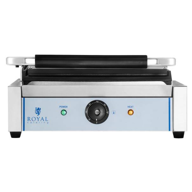 Dvipusis sklandaus kontakto grilis PANINI 2200W 230V Royal Catering