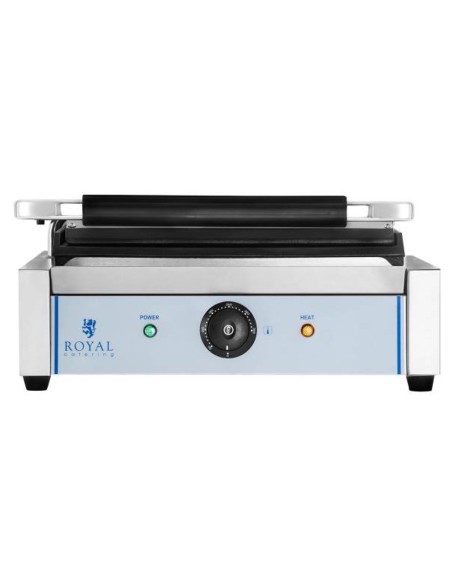 Dvipusis sklandaus kontakto grilis PANINI 2200W 230V Royal Catering Dvipusis sklandaus kontakto grilis PANINI 2200W 230V Royal Catering